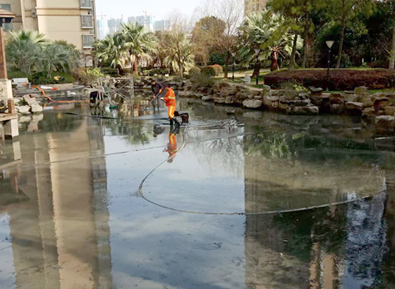 贵州景观池淤泥清理